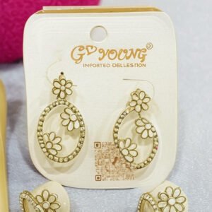 💫 BloomAura Gold Floral Hoop Earrings 💫